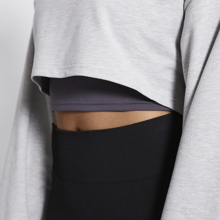 Cropped sweatshirt "Power Crew"